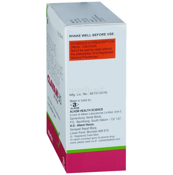 clavam bid dry syrup 30 ml